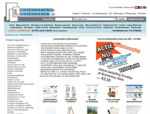 Tablet Screenshot of lijstenmakerij-lijstenmaker.nl